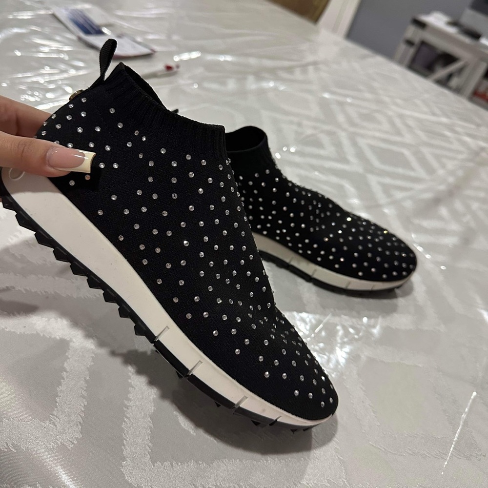 Jimmy Choo Crystal Sneakers